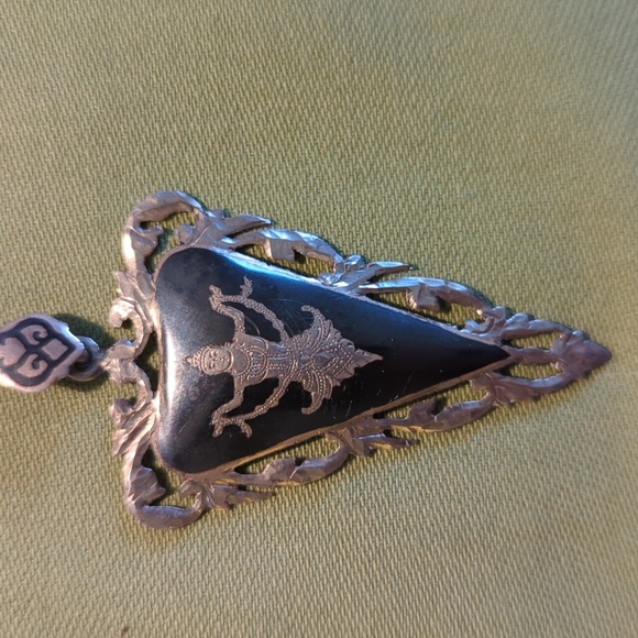 Vintage Siam Sterling Silver Goddess Pendant - Picture 6 of 6